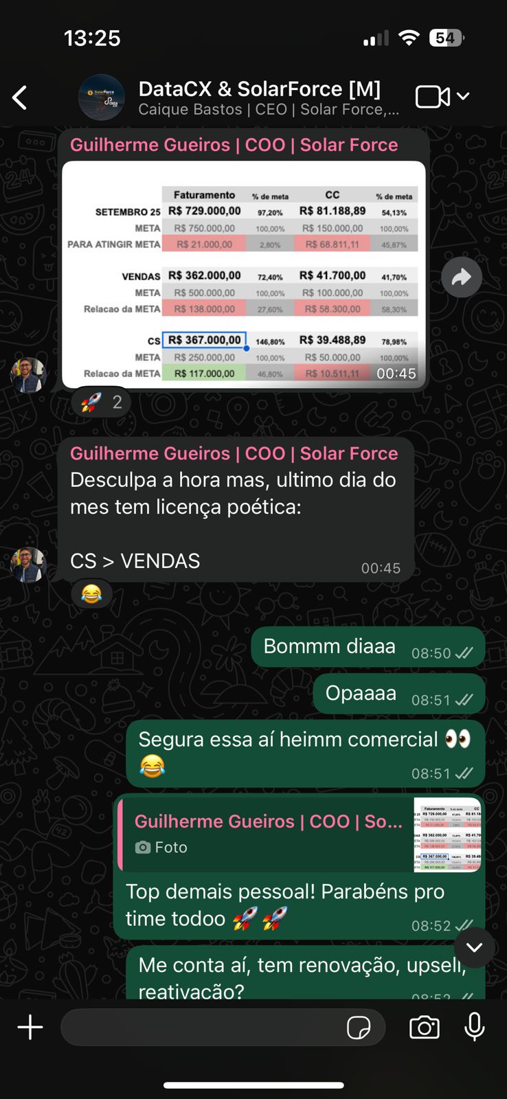 Print de depoimento WhatsApp 9